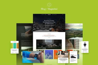 Behance设计师必收 七大类网页模板与UI套件，提升网站设计效率与质感